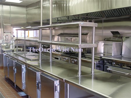 Hệ thống thiết bị inox cơ bản dùng trong bếp ăn công nghiệp